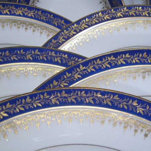 Plates set "Azure"