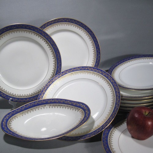 Plates set "Azure"