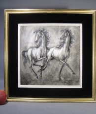 Plaquette "Pace of Arab horses"