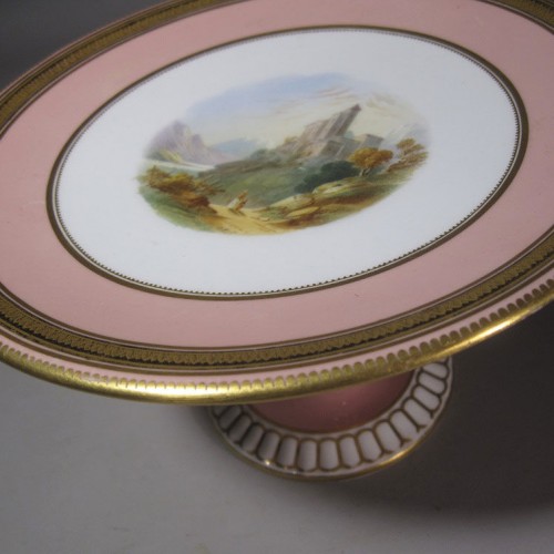 Footed plate "Castle for a princess" (England, early 20th century)
