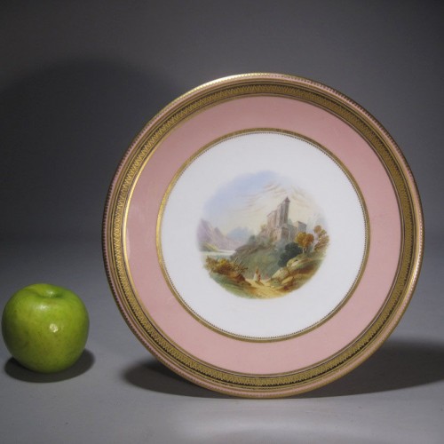 Footed plate "Castle for a princess" (England, early 20th century)