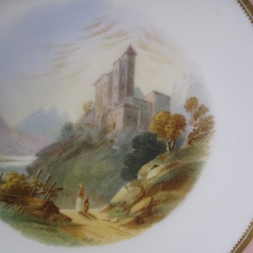 Footed plate "Castle for a princess" (England, early 20th century)