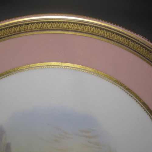Footed plate "Castle for a princess" (England, early 20th century)