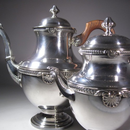 Teapot and sugar bowl "Morning mood"