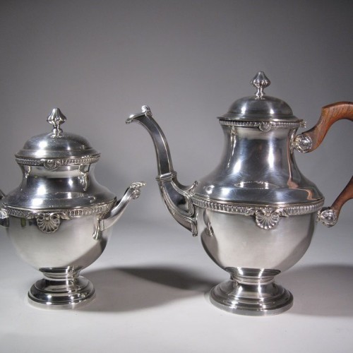 Teapot and sugar bowl "Morning mood"