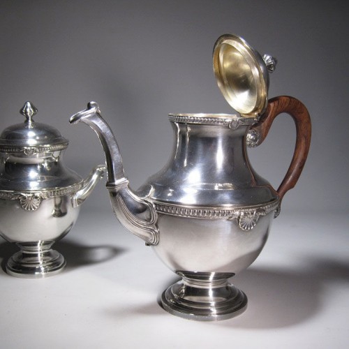 Teapot and sugar bowl "Morning mood"