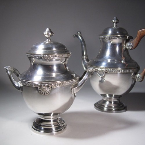 Teapot and sugar bowl "Morning mood"