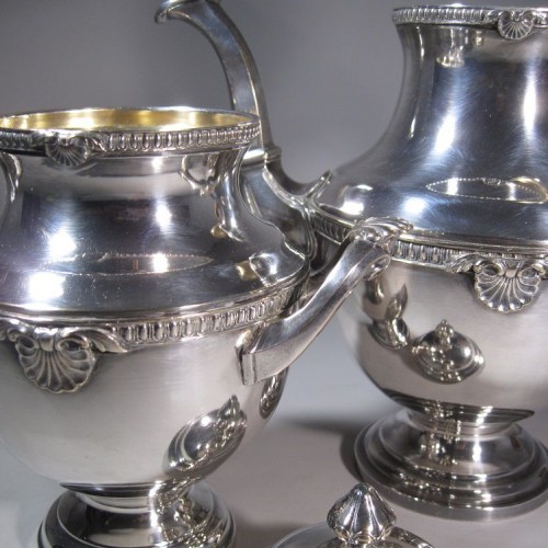 Teapot and sugar bowl "Morning mood"
