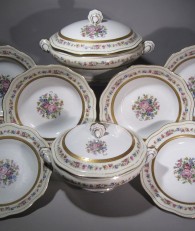 Part of tableware "Floral banks. Lafarge"