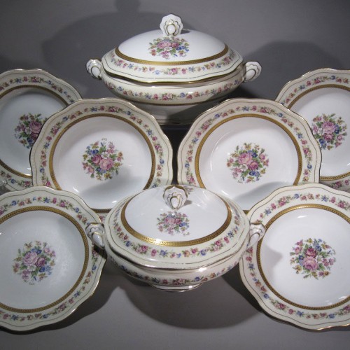 Part of tableware "Floral banks. Lafarge"