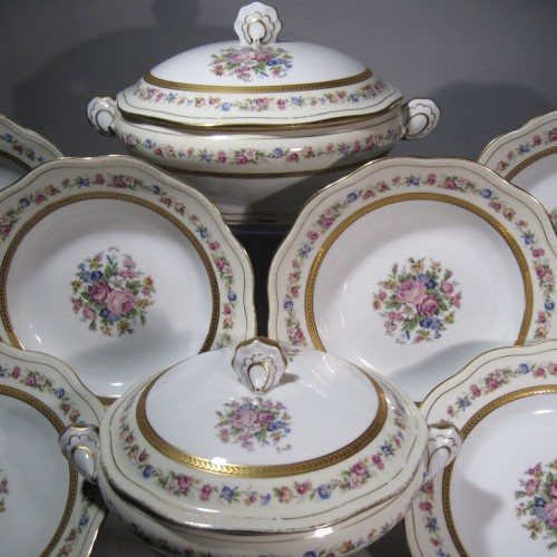 Part of tableware "Floral banks. Lafarge"