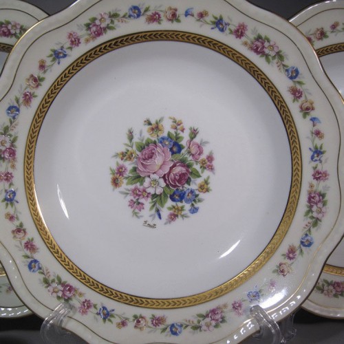 Part of tableware "Floral banks. Lafarge"