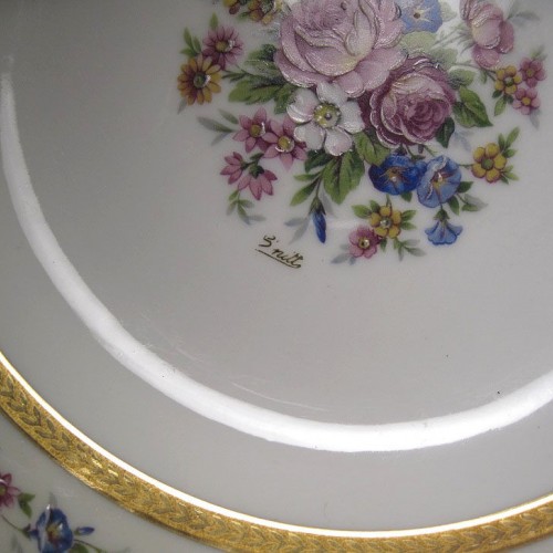 Part of tableware "Floral banks. Lafarge"