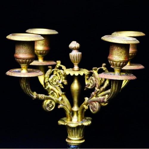 "Pyrenees" Candlesticks from France, 19th Century