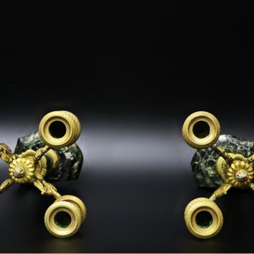 "Pyrenees" Candlesticks from France, 19th Century