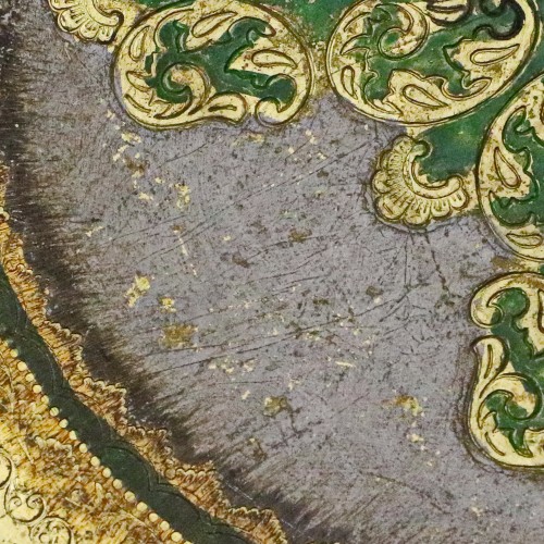 Florentine Tray "Sides of the World" from Italy, 20th Century