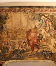 Rambouillet, tapestry "Défaite du comte de Marsin près du canal de Bruges"